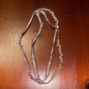 Chic Silver and Black Beaded Bracelet